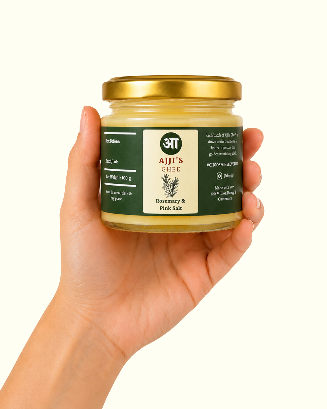Rosemary Pink Salt Cultured Ghee